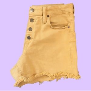 Colored Denim Shorts